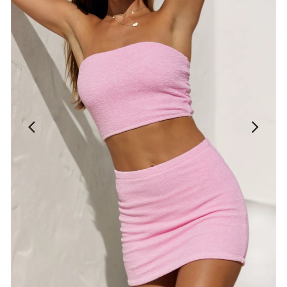 Haute Swim Malibu Set Pink two-piece set - Picture 1 of 4